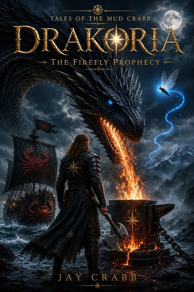 Drakoria: The Firefly Prophecy official book cover